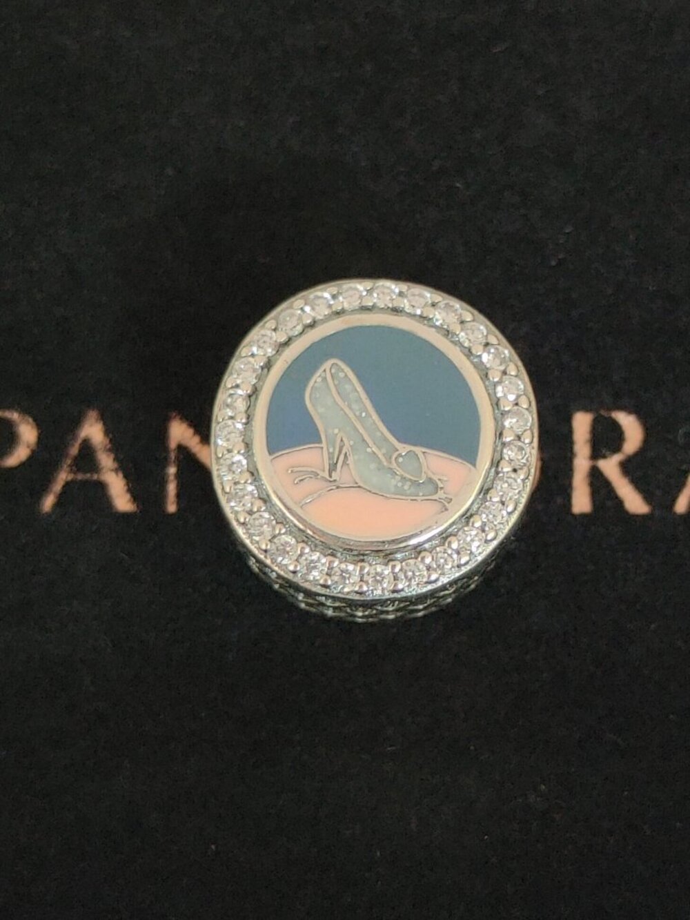 Pandora 2025 Disney Parks Exclusive WDW 75th Anniversary Cinderella Bead Charm